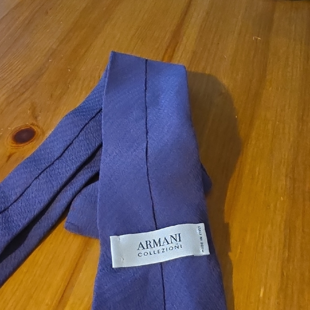 Armani Collezioni Rich Purple Necktie